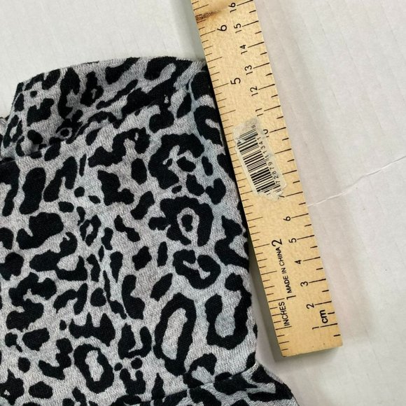 Jones New York Womens Cheetah Print High Low Turtleneck Sweater Size XL - Picture 8 of 8